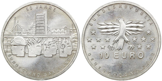 ALEMANIA 10 EUROS 2007 G