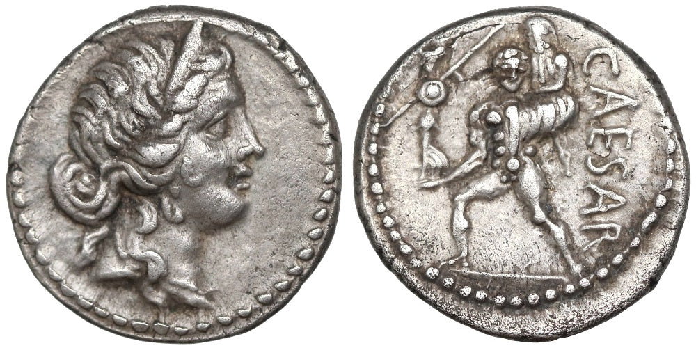 JULIO CESAR (DENARIO) 47 al 46 a.C.