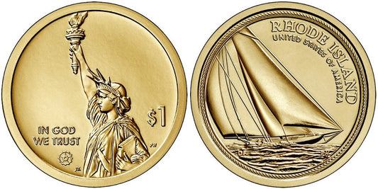 USA 1 DOLAR 2022 P  INNOVATION – RHODE ISLAND