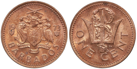 BARBADOS 1 CENT 1973