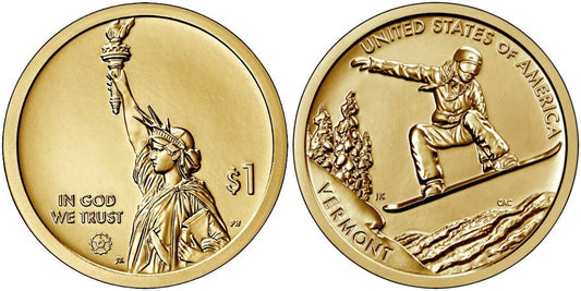 USA 1 DOLAR 2022 D  INNOVATION – VERMONT