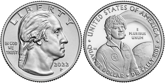 USA 1/4 DOLAR 2022 P  SALLY RIDE