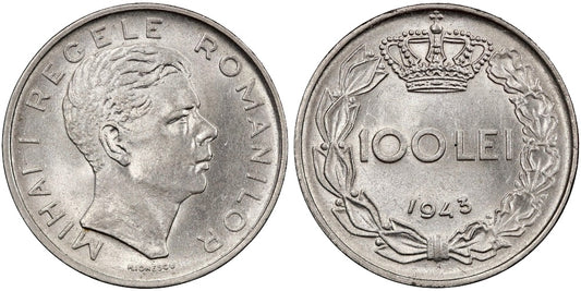 RUMANIA 100 LEI 1943