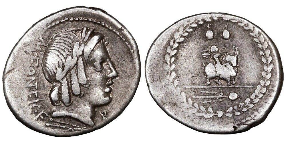 FAMILIA FONTEIA (DENARIO) 85 a.C.