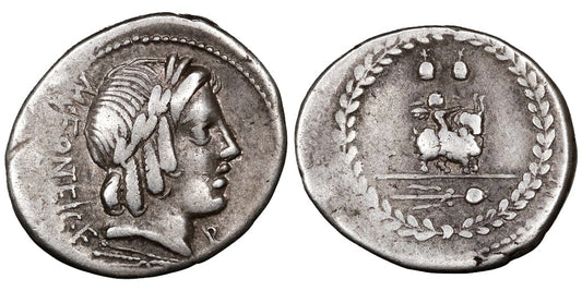FAMILIA FONTEIA (DENARIO) 85 a.C.