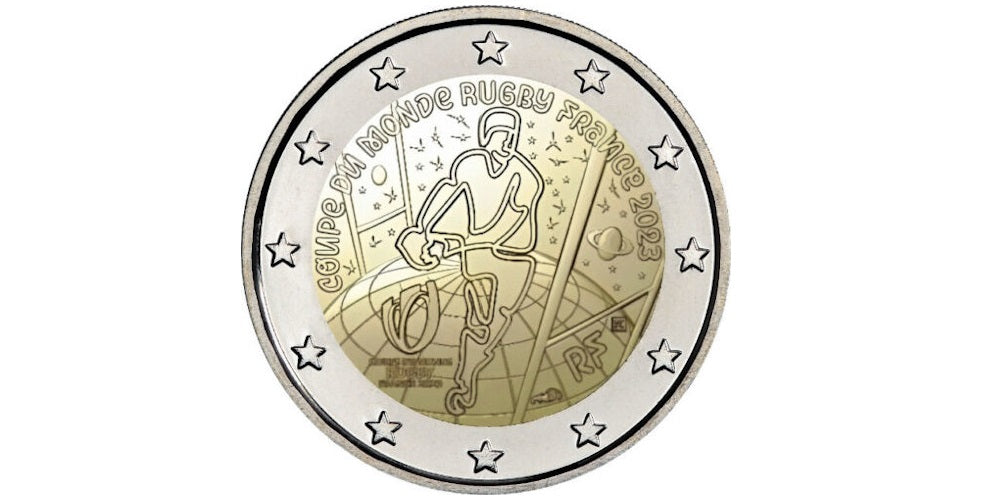 2 EUROS FRANCIA 2023 COPA MUNDIAL DE RUGBI