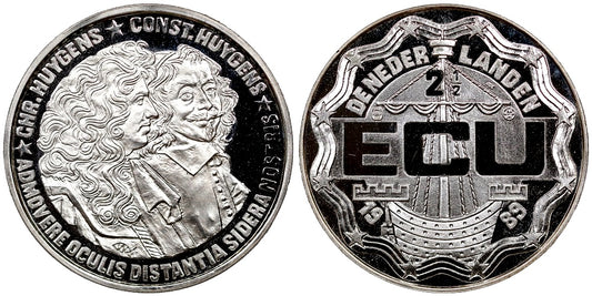 HOLANDA 2,5 ECUS 1989 CHR. Y CONS. HUYGUENS