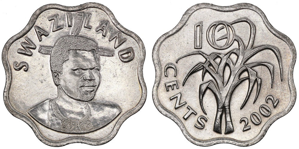 SUAZILANDIA 10 CENTS 2002