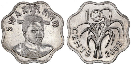 SUAZILANDIA 10 CENTS 2002