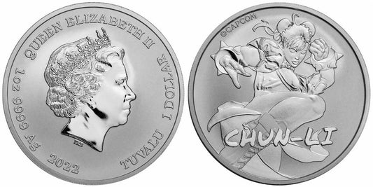 TUVALU 1 DOLAR 2022 CHUN-LI