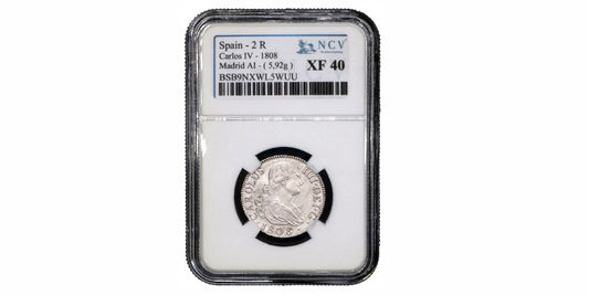 CARLOS IV  2 REALES 1808 MADRID AI