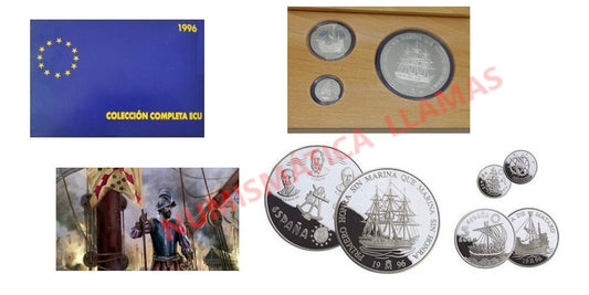 ESPAÑA ESTUCHE COMPLETO 1996 LA MARINA ESPAÑOLA