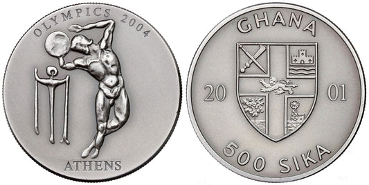 GHANA 500 SIKA 2002  J.J.O.O. ATENAS