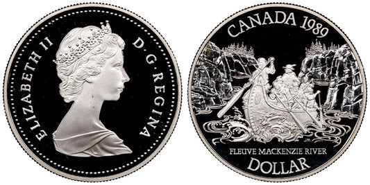 CANADA 1 DOLAR 1989 RIO MACKENCIE