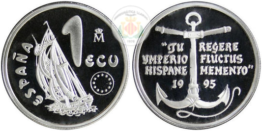 ESPAÑA 1 ECU 1995 LA MARINA ESPAÑOLA