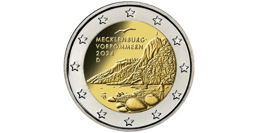 2 EUROS ALEMANIA 2024 MECKLENBURGO – POMERANIA