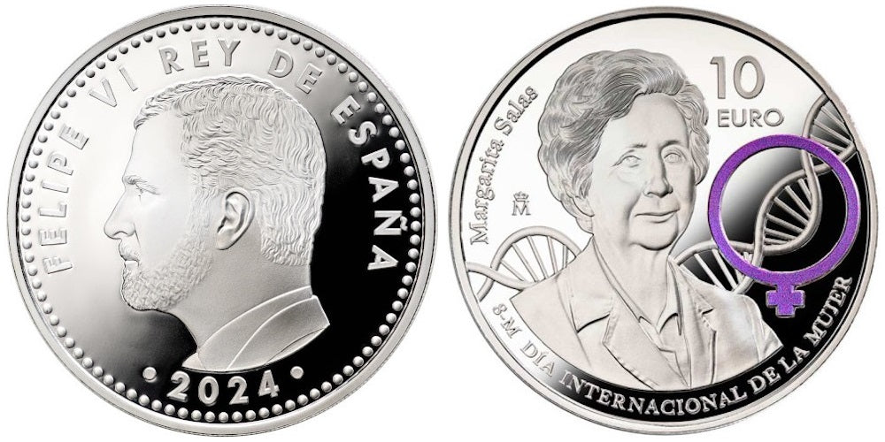 ESPAÑA 10 EUROS 2024  MARGARITA SALAS