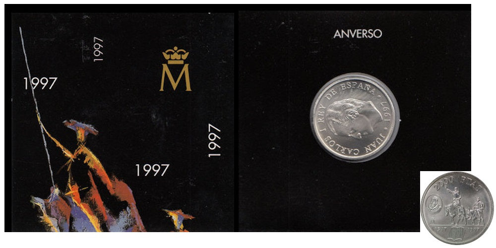 ESPAÑA CARTERA 2000 PESETAS 1997 EL QUIJOTE