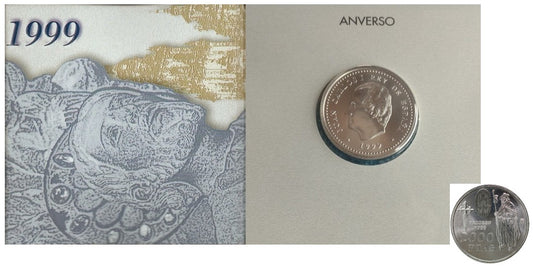 ESPAÑA CARTERA 2000 PESETAS 1999 AÑO SANTO XACOBEO