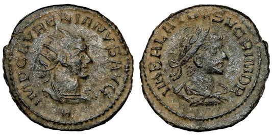 AURELIANO Y VABALATO (ANTONINIANO) 270 al 272 d.C.