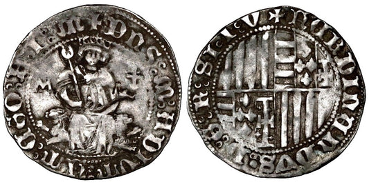 FERNANDO I DE NAPOLES (CARLINO) 1458-1494 NAPOLES