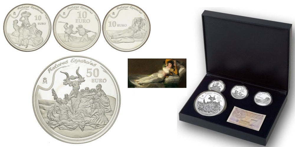 ESPAÑA ESTUCHE PLATA 2010 SERIE PINTORES ESPAÑOLES – GOYA