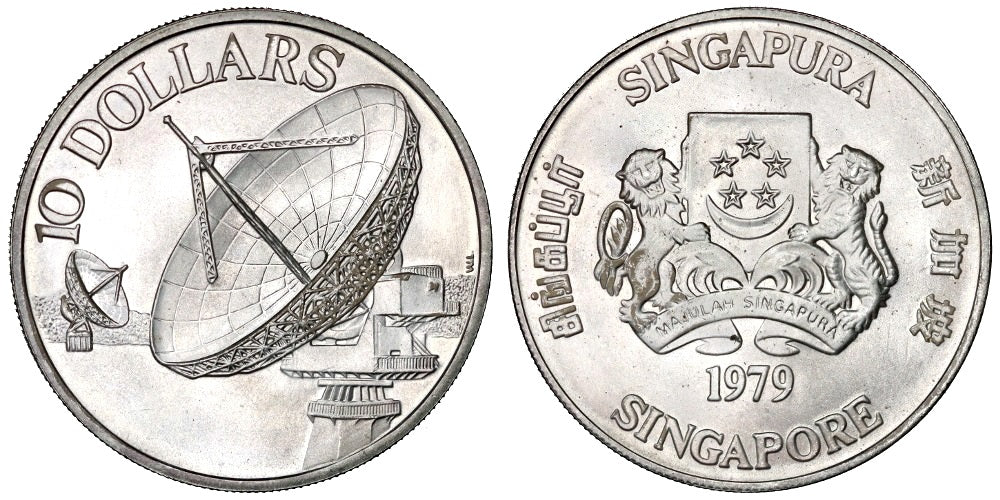 SINGAPUR 10 DOLARES 1979