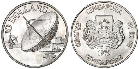SINGAPUR 10 DOLARES 1979