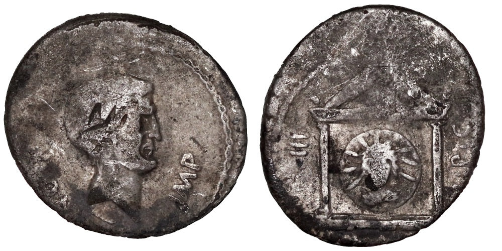 MARCO ANTONIO (DENARIO) 42 a.C.
