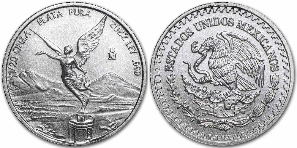 MEXICO 1/20 ONZA 2022 LIBERTAD