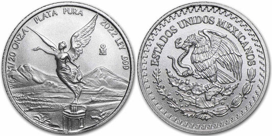 MEXICO 1/20 ONZA 2022 LIBERTAD
