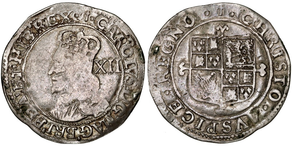 INGLATERRA 1 SHILLING CARLOS I  ND (1625-1649)