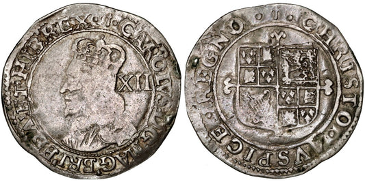 INGLATERRA 1 SHILLING CARLOS I  ND (1625-1649)