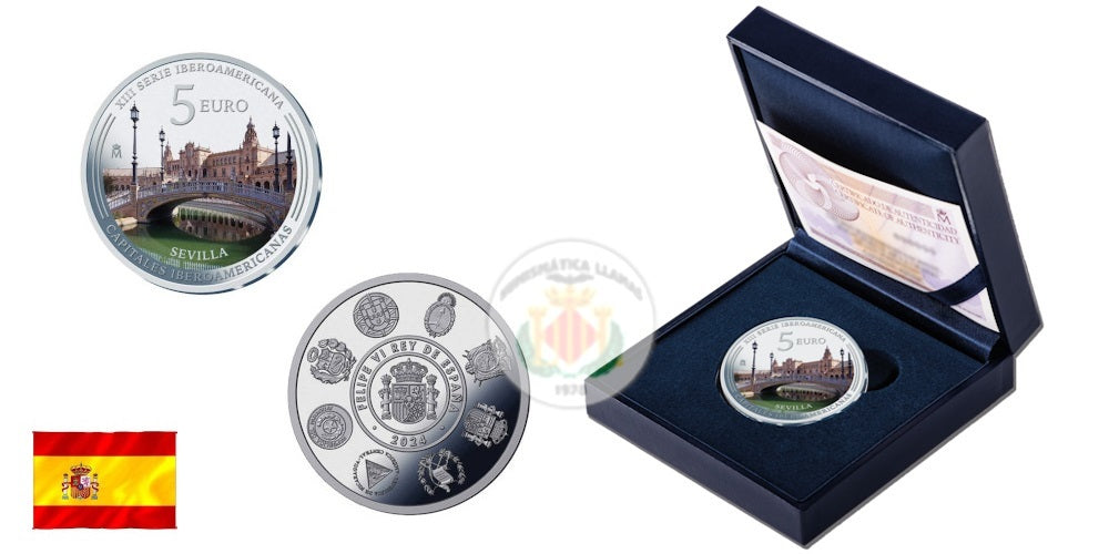 ESPAÑA 5 EUROS 2024  XIII SERIE IBEROAMERICANA