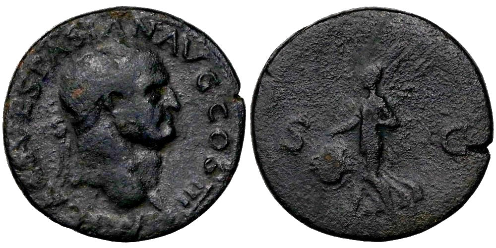 VESPASIANO (DUPONDIO) 71 d.C.