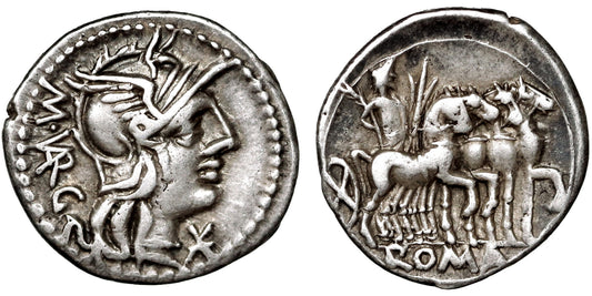 FAMILIA VARGUNTEIA (DENARIO) 130 a.C.