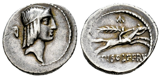FAMILIA CALPURNIA (DENARIO) 64 a.C.