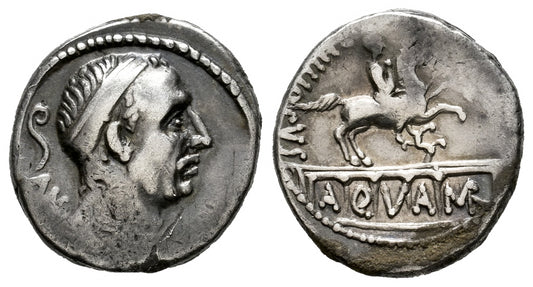 FAMILIA MARCIA (DENARIO) 56 a.C.