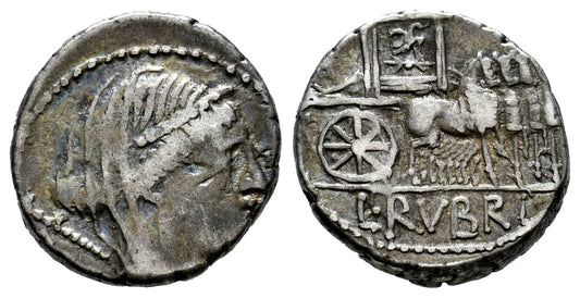 FAMILIA RUBRIA (DENARIO) 87 a.C.