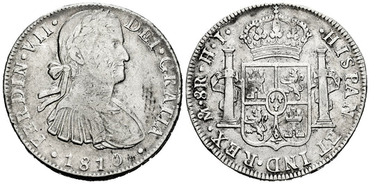 FERNANDO VII  8 REALES 1810 MEXICO HJ