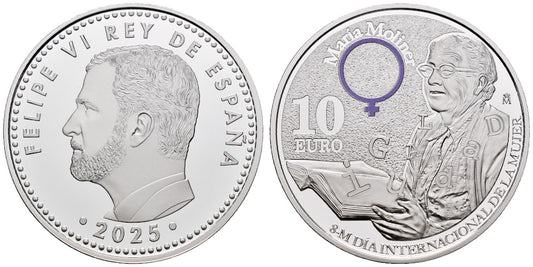 ESPAÑA 10 EUROS 2025  MARIA MOLINER