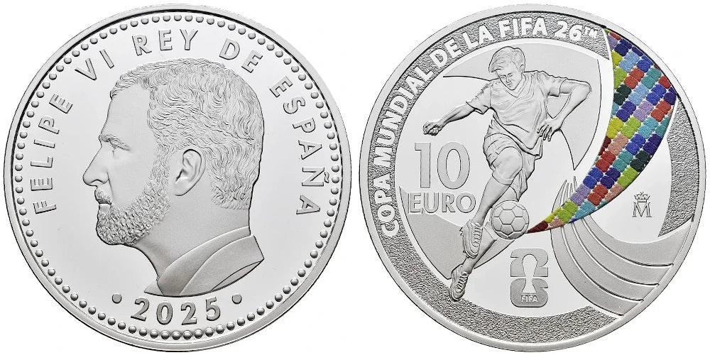 ESPAÑA 10 EUROS 2025  COPA MUNDIAL DE LA FIFA 2026
