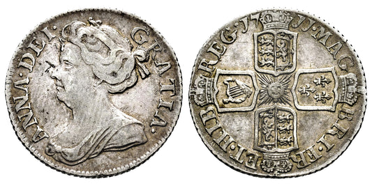 INGLATERRA 6 PENIQUES 1711 ANNA