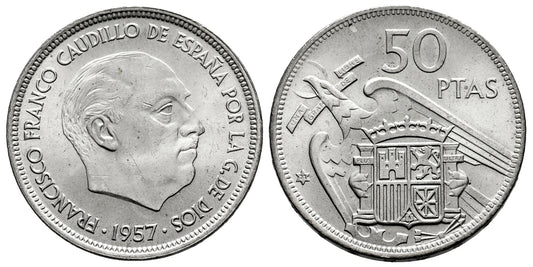 ESTADO ESPAÑOL 50 PESETAS 1957*71
