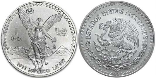 MEXICO 1 ONZA 1993 LIBERTAD