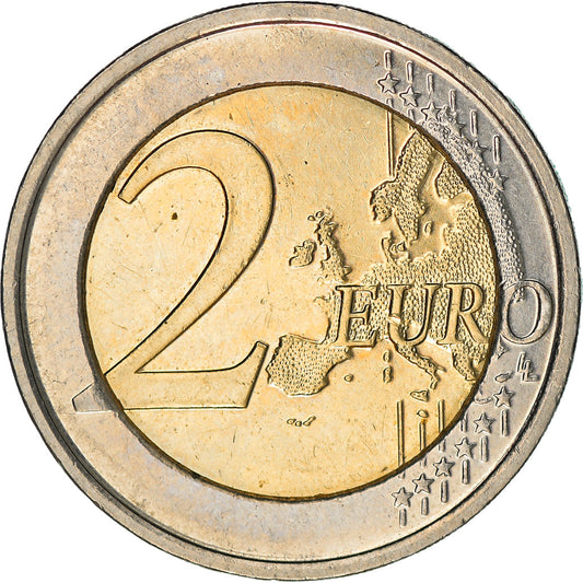 Bélgica, 
  
  2 euros, 
  
  Europäischer Vorhang