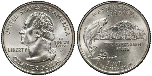 USA 1/4 DOLAR 2007 P WASHINGTON