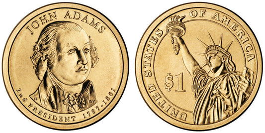 USA 1 DOLAR 2007 P JOHN ADAMS