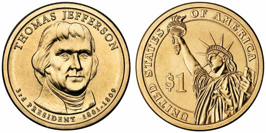 USA 1 DOLAR 2007 P THOMAS JEFFERSON
