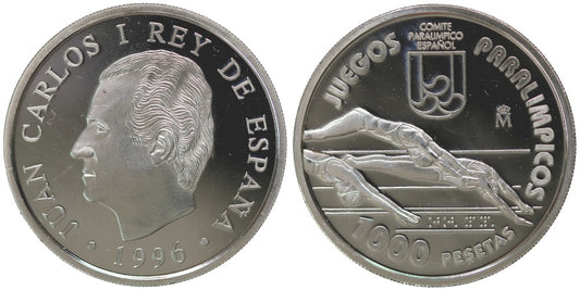ESPAÑA 1000 PESETAS 1996 JUEGOS PARALIMPICOS